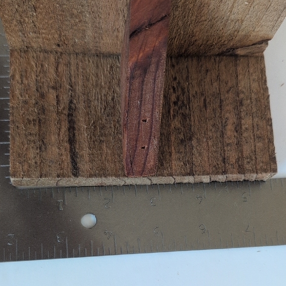 Rustic Wooden Teapot and Cup Handmade Bird Feeder Ladies Tea Time - Picture 7 of 16